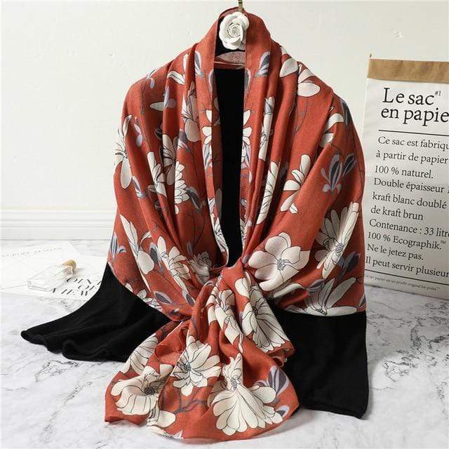 2020 New design brand women scarf fashion print cotton spring winter warm scarves hijabs lady pashmina foulard bandana plaid AExp