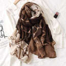 2020 New design brand women scarf fashion print cotton spring winter warm scarves hijabs lady pashmina foulard bandana plaid AExp