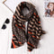 2020 New design brand women scarf fashion print cotton spring winter warm scarves hijabs lady pashmina foulard bandana plaid AExp