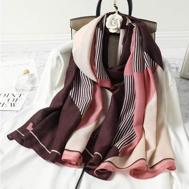 2020 New design brand women scarf fashion print cotton spring winter warm scarves hijabs lady pashmina foulard bandana plaid AExp