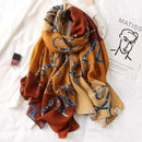 2020 New design brand women scarf fashion print cotton spring winter warm scarves hijabs lady pashmina foulard bandana plaid AExp
