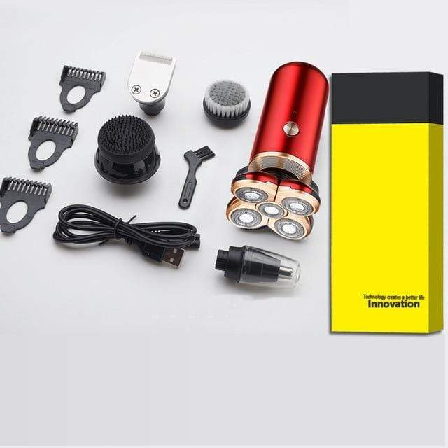 2020 New Electric Shaver Rechargeable Electric Beard Trimmer Shaving Machine for Men Beard Razor Wet-Dry Dual Use Washable AExp