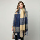 2020 NEW fashion cashmere women plaid scarf winter warm shawl and wrap bandana pashmina long tassel female foulard thick blanket JadeMoghul Inc. 