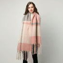 2020 NEW fashion cashmere women plaid scarf winter warm shawl and wrap bandana pashmina long tassel female foulard thick blanket JadeMoghul Inc. 