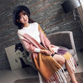 2020 NEW fashion cashmere women plaid scarf winter warm shawl and wrap bandana pashmina long tassel female foulard thick blanket JadeMoghul Inc. 