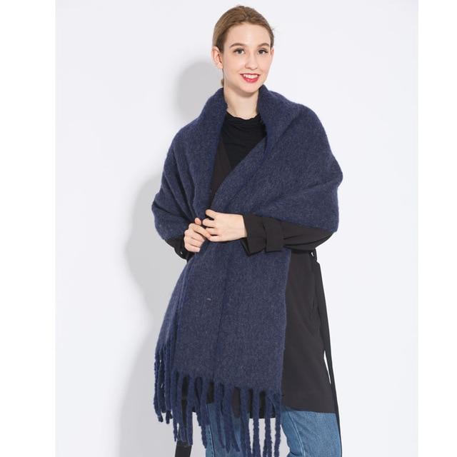 2020 NEW fashion cashmere women plaid scarf winter warm shawl and wrap bandana pashmina long tassel female foulard thick blanket JadeMoghul Inc. 