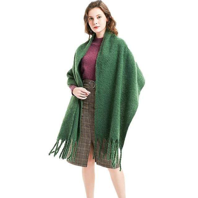 2020 NEW fashion cashmere women plaid scarf winter warm shawl and wrap bandana pashmina long tassel female foulard thick blanket JadeMoghul Inc. 