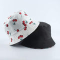 2020 New Fashion Reversible Black White Cow Print Bucket Hat Summer Sun Caps For Women Men Fisherman Hat AExp