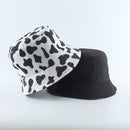 2020 New Fashion Reversible Black White Cow Print Bucket Hat Summer Sun Caps For Women Men Fisherman Hat JadeMoghul Inc. 