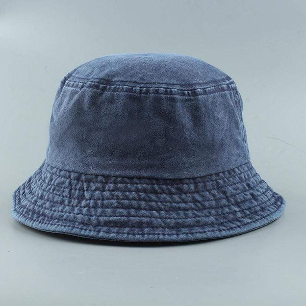 2020 New Foldable Fisherman Hat Washed Denim Bucket Hats Unisex Fashion Bob Caps Hip Hop Gorros Men Women Panama Bucket Cap AExp