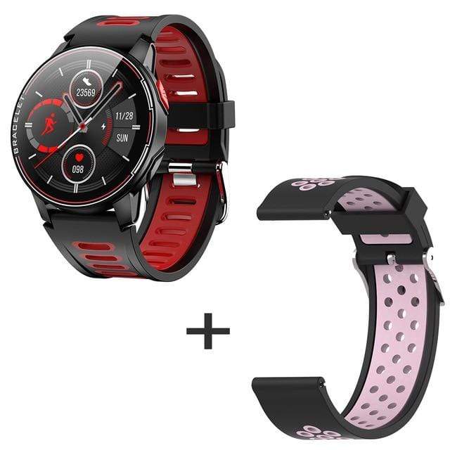 2020 New L6 Smart Watch IP68 Waterproof Sport Men Women Bluetooth Smartwatch Fitness Tracker Heart Rate Monitor For Android IOS AExp