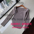 2020 new spring and summer fashion women clothes cashmere sqaure collar full sleeves elastic high waist sexy pullover WK080 JadeMoghul Inc. 