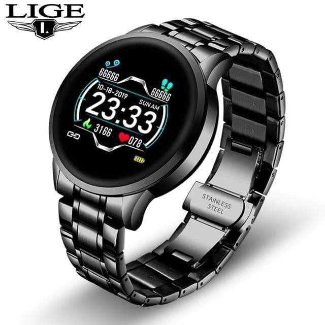 2020 New stainless steel Digital Watch Men Sport Watches Electronic LED Male Wrist Watch For Men Clock Waterproof Bluetooth Hour AExp