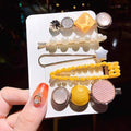 2020 New Women Girls Pearl Crystal Hairpins Side Clip Hair Jewelry Trendy Geometric Headwear Fashion Hair Accessories Barrettes AExp