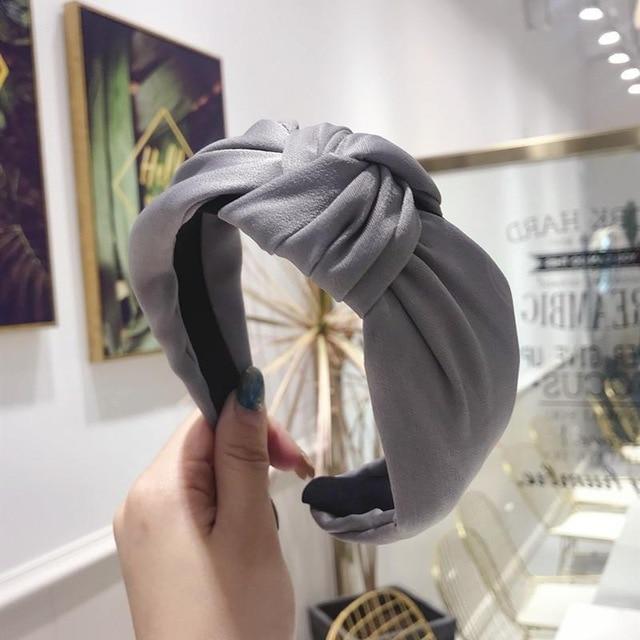 2020 New Women Headband Twist Hairband Girl Bows Headbands Cross Turban Hairbands Headwear Hair Hoop Girls Hair Accessories AExp