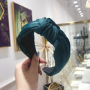 2020 New Women Headband Twist Hairband Girl Bows Headbands Cross Turban Hairbands Headwear Hair Hoop Girls Hair Accessories AExp