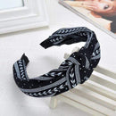 2020 New Women Headband Twist Hairband Girl Bows Headbands Cross Turban Hairbands Headwear Hair Hoop Girls Hair Accessories AExp