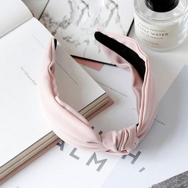 2020 New Women Headband Twist Hairband Girl Bows Headbands Cross Turban Hairbands Headwear Hair Hoop Girls Hair Accessories AExp