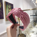 2020 New Women Headband Twist Hairband Girl Bows Headbands Cross Turban Hairbands Headwear Hair Hoop Girls Hair Accessories AExp