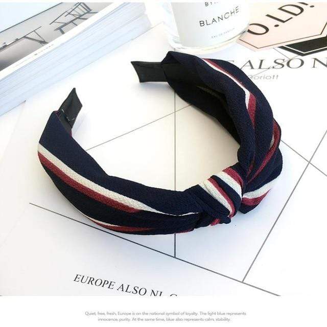 2020 New Women Headband Twist Hairband Girl Bows Headbands Cross Turban Hairbands Headwear Hair Hoop Girls Hair Accessories AExp