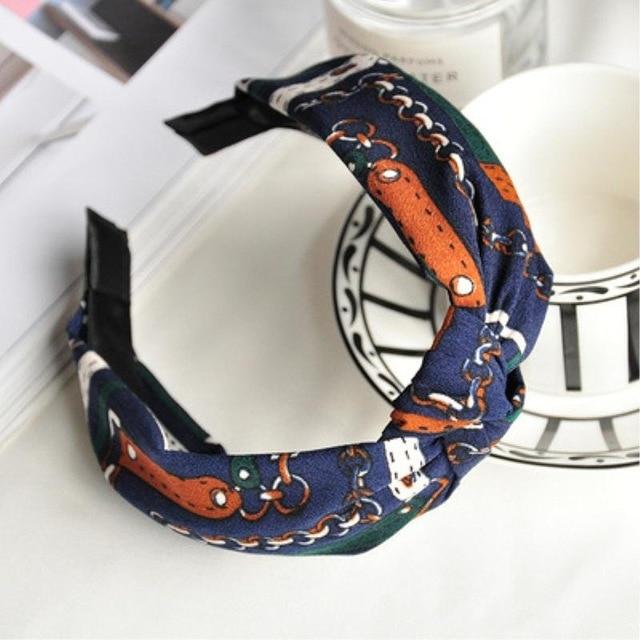 2020 New Women Headband Twist Hairband Girl Bows Headbands Cross Turban Hairbands Headwear Hair Hoop Girls Hair Accessories AExp
