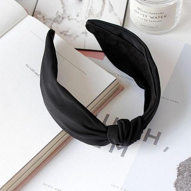 2020 New Women Headband Twist Hairband Girl Bows Headbands Cross Turban Hairbands Headwear Hair Hoop Girls Hair Accessories AExp