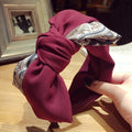 2020 New Women Headband Twist Hairband Girl Bows Headbands Cross Turban Hairbands Headwear Hair Hoop Girls Hair Accessories AExp