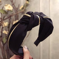 2020 New Women Headband Twist Hairband Girl Bows Headbands Cross Turban Hairbands Headwear Hair Hoop Girls Hair Accessories AExp