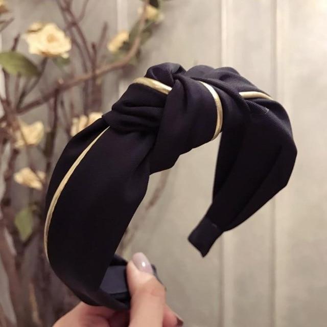 2020 New Women Headband Twist Hairband Girl Bows Headbands Cross Turban Hairbands Headwear Hair Hoop Girls Hair Accessories AExp