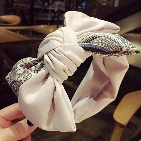 2020 New Women Headband Twist Hairband Girl Bows Headbands Cross Turban Hairbands Headwear Hair Hoop Girls Hair Accessories AExp