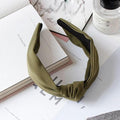 2020 New Women Headband Twist Hairband Girl Bows Headbands Cross Turban Hairbands Headwear Hair Hoop Girls Hair Accessories AExp