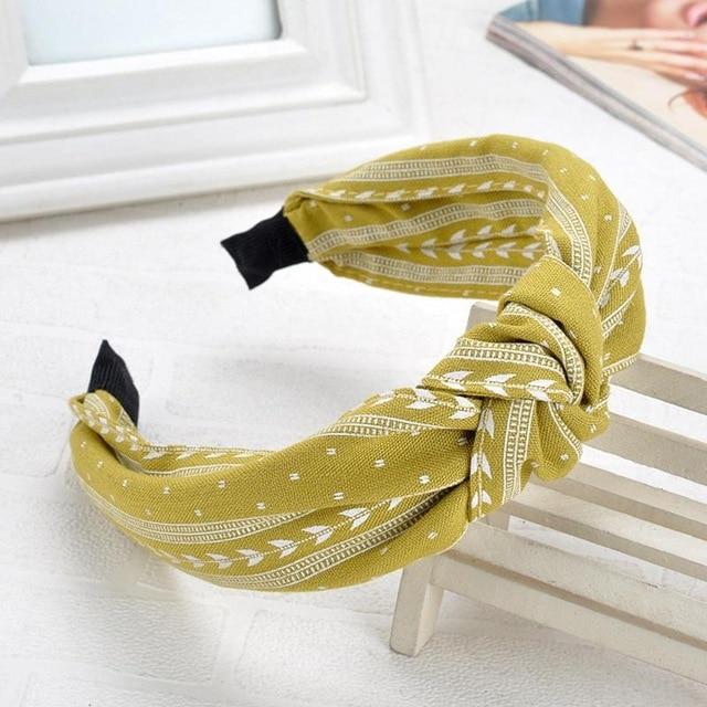 2020 New Women Headband Twist Hairband Girl Bows Headbands Cross Turban Hairbands Headwear Hair Hoop Girls Hair Accessories AExp
