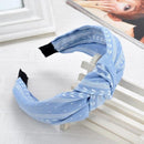 2020 New Women Headband Twist Hairband Girl Bows Headbands Cross Turban Hairbands Headwear Hair Hoop Girls Hair Accessories AExp