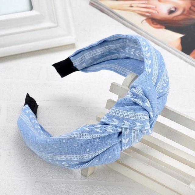 2020 New Women Headband Twist Hairband Girl Bows Headbands Cross Turban Hairbands Headwear Hair Hoop Girls Hair Accessories AExp