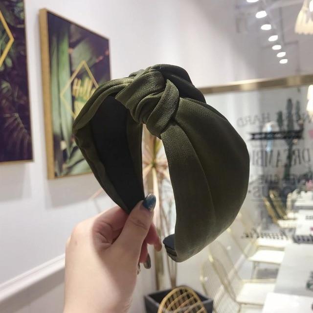 2020 New Women Headband Twist Hairband Girl Bows Headbands Cross Turban Hairbands Headwear Hair Hoop Girls Hair Accessories AExp