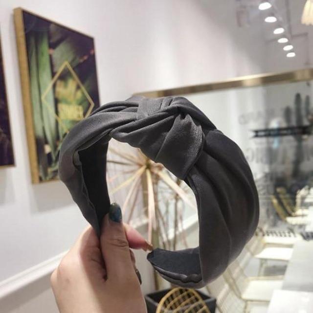 2020 New Women Headband Twist Hairband Girl Bows Headbands Cross Turban Hairbands Headwear Hair Hoop Girls Hair Accessories AExp