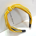 2020 New Women Headband Twist Hairband Girl Bows Headbands Cross Turban Hairbands Headwear Hair Hoop Girls Hair Accessories AExp