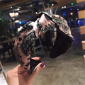 2020 New Women Headband Twist Hairband Girl Bows Headbands Cross Turban Hairbands Headwear Hair Hoop Girls Hair Accessories AExp