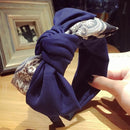 2020 New Women Headband Twist Hairband Girl Bows Headbands Cross Turban Hairbands Headwear Hair Hoop Girls Hair Accessories AExp