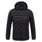 2020 NWE Men Winter Warm USB Heating Jackets Smart Thermostat Pure Color Hooded Heated Clothing Waterproof  Warm Jackets JadeMoghul Inc. 