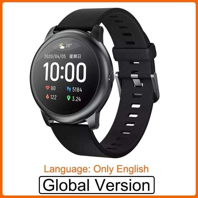 2020 Original Youpin Haylou Solar Smart Watch Sport Fashion Bracelet Heart Rate Sleep Monitor Fitness Tracker For iOS Android AExp