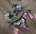 2020 Popular Womens Beachwear Sexy Bikini Set Hot Stamp Sport Swimwear Push-Up Padded Swimsuit Bodysuit Exquisite Bather Swimwea AExp