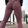 2020 Sexy Yoga Pants Fitness Sports Leggings Jacquard Sports Leggings Female Running Trousers High Waist Yoga Tight Sports Pants JadeMoghul Inc. 