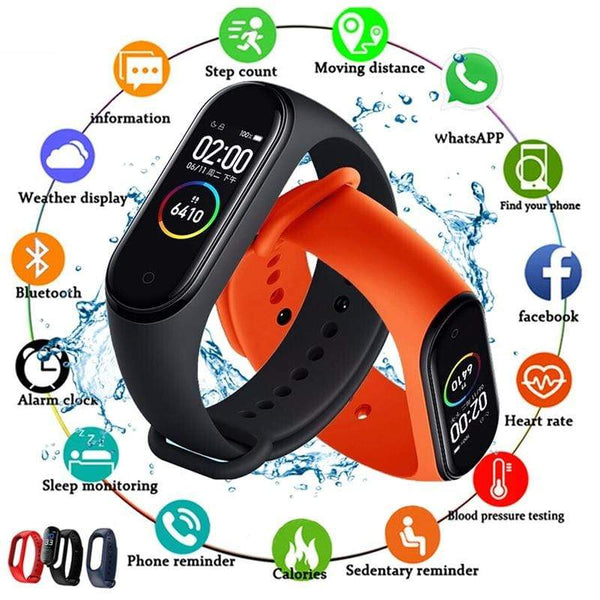 2020 Smart Watch Sport Smart Band Blood Pressure Monitor Smart Watches Smartwatch Bracelet Wristband For Apple Android Men Women AExp