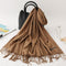 2020 winter scarf solid thick women cashmere scarves neck head warm hijabs pashmina lady shawls and wraps bandana Tassel AExp
