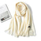 2020 winter scarf solid thick women cashmere scarves neck head warm hijabs pashmina lady shawls and wraps bandana Tassel AExp