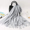 2020 winter scarf solid thick women cashmere scarves neck head warm hijabs pashmina lady shawls and wraps bandana Tassel AExp