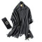 2020 winter scarf solid thick women cashmere scarves neck head warm hijabs pashmina lady shawls and wraps bandana Tassel AExp