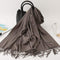 2020 winter scarf solid thick women cashmere scarves neck head warm hijabs pashmina lady shawls and wraps bandana Tassel AExp