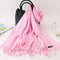 2020 winter scarf solid thick women cashmere scarves neck head warm hijabs pashmina lady shawls and wraps bandana Tassel AExp